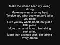 Beyonce - You Are My Rock ;; with lyrics