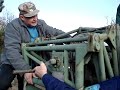 P-19-es radar telepítése a zsámbéki Magyar Földi Telepítésű Légvédelem Múzeumában