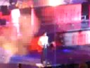 nick sprays crowd w/foam during still in love with you