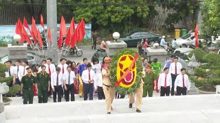 Đoàn đại biểu thành phố viếng anh hùng liệt sỹ nhân kỷ niệm ngày thương binh, liệt sỹ 27-7
