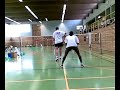 paolo viola e kumara uggallagge in azione al torneo di pentecoste a malles.