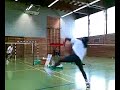 paolo viola e kumara uggallagge in azione al torneo di pentecoste a malles.