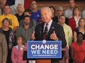 Joe Biden: Attack Economic Problems