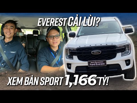 Ford Everest 2023 bản Sport 1,166 tỷ: VỪA TIỀN, hợp lí!