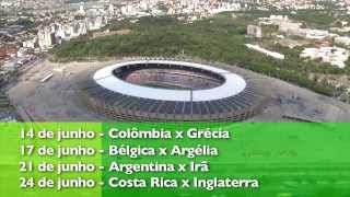 VÍDEO: Belo Horizonte vai receber jogos de duas seleções campeãs mundiais na primeira fase da Copa