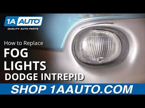 How To Install Replace Change Bulb Fog Light Dodge Intrepid 93-97 1AAuto.com