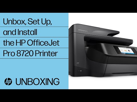 HP OfficeJet Pro 8720 All-in-One Printer Setup