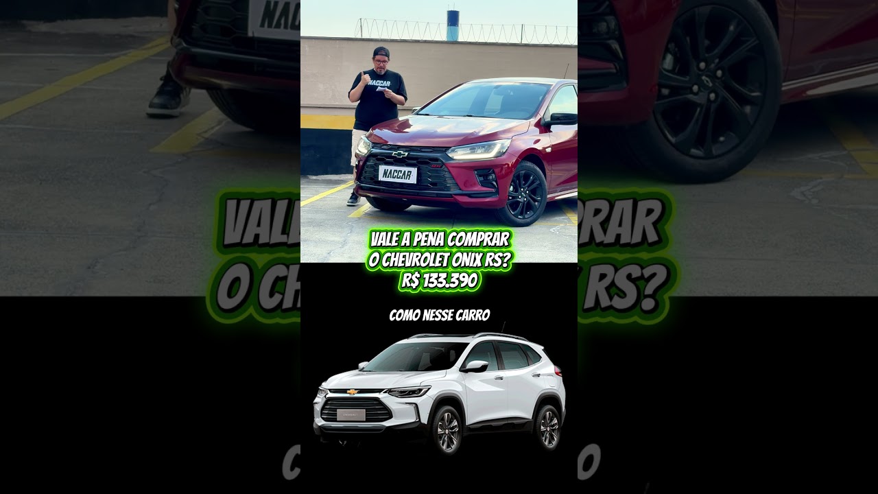 Vale a pena pagar quase R$ 140 mil no Onix RS ou num SUV? O dilema! ⚖️🚗