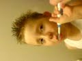brushing teeth