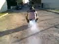 Me sulla minimoto