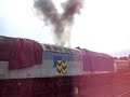 Trainload 56097 starts up at Ruddington
