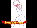 How to draw a Neko girl step by step