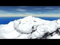 Carrara 5 animation of a snowy mountainous terrain