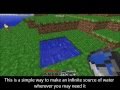 Minecraft Infinite Water Source