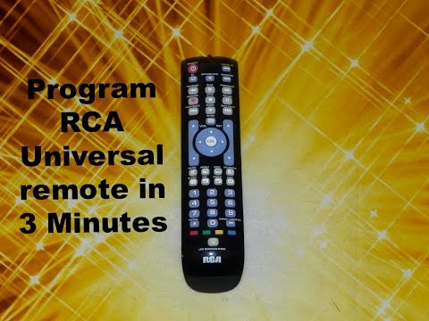 how to set universal remote