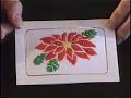 Embellished Glazed Dimensions Poinsetta Card Design Embellished Glazed Dimensions Poinsetta Card Design