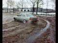 Bmw E21 323i Chevrolet pick up V8 driften sneeuwpret in putten