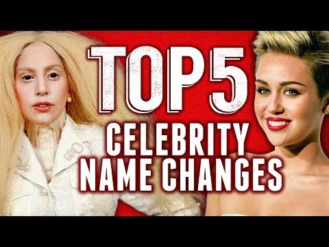 lady gaga - On today's Top 5, we're counting down our favorite celebrities who have changed their names! For more ClevverTV shows ▻▻ http://ow.ly/ktrcX Top 5 Pant Sagger...