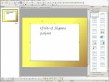 Création d'un diaporama avec OpenOffice Impress