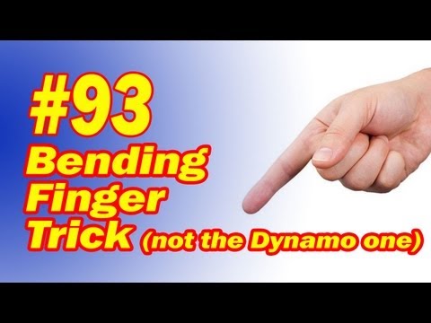 Bending Finger Trick - (not Dynamo) - Easy To Do Illusion