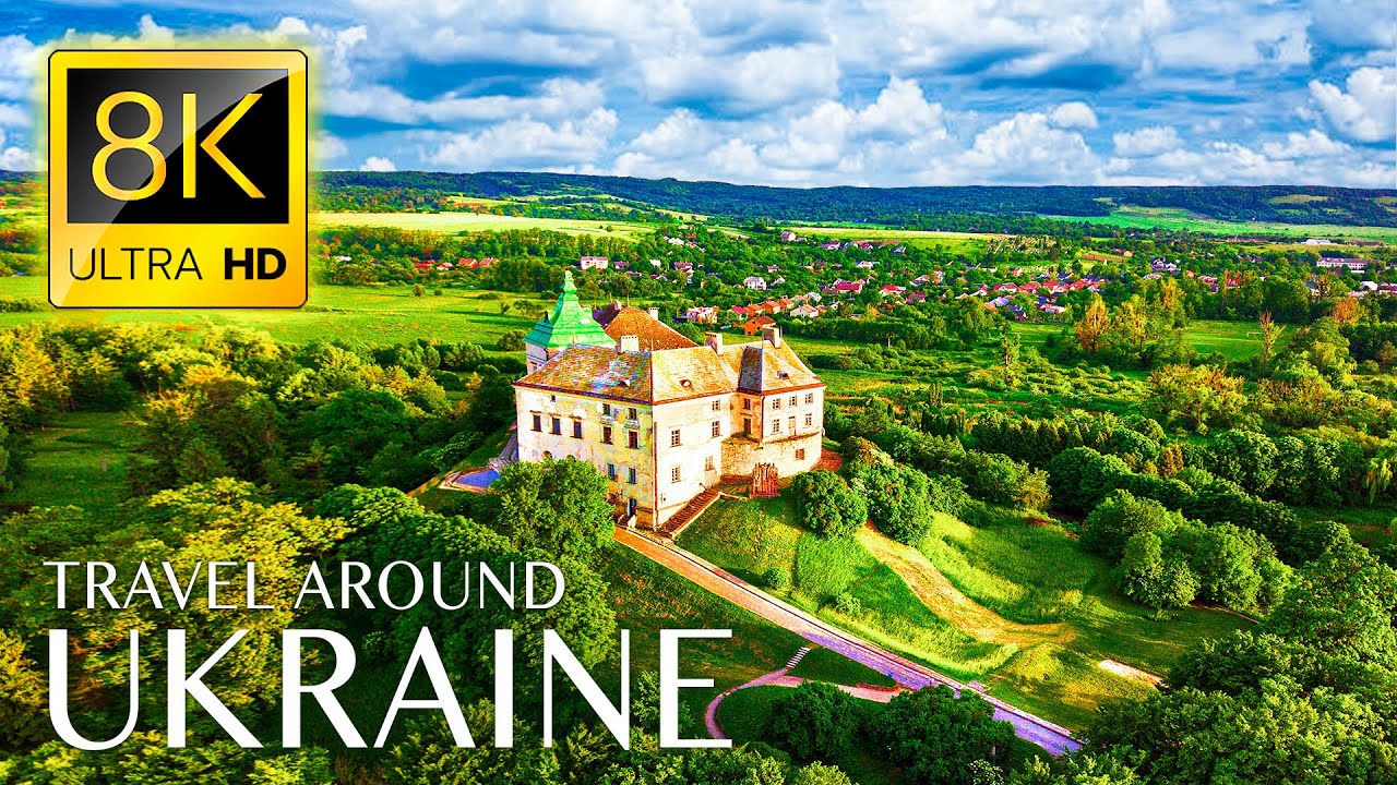 UKRAINE 8K • Beautiful Scenery, Relaxing Music & Nature Sounds in 8K ULTRA HD