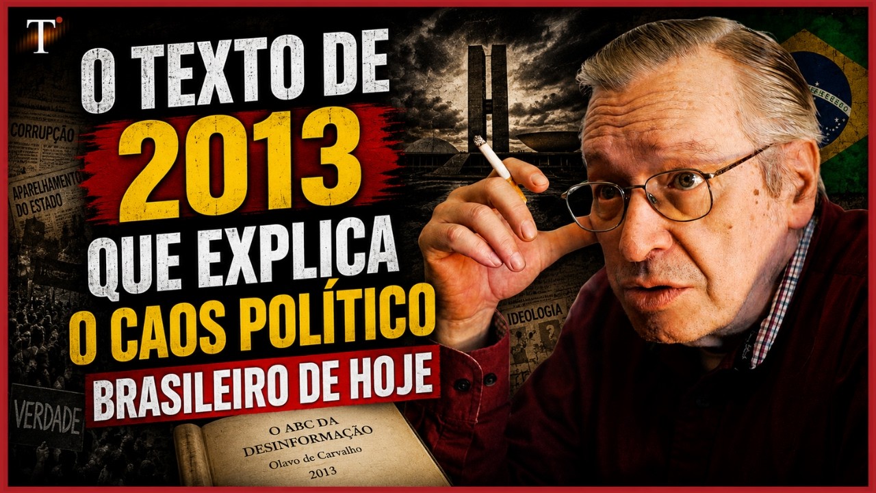 ALLAN DOS SANTOS - O TEXTO DE OLAVO DE CARVALHO QUE EXPLICA O CAOS POLÍTICO BRASILEIRO