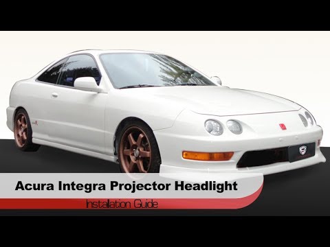Spyder Auto Installation: 1994-2001 Acura Integra Halo Projector Headlights