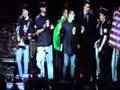 U2 Out of Control with NYFD on stage
