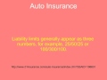 Auto Insurance Liability Coverage