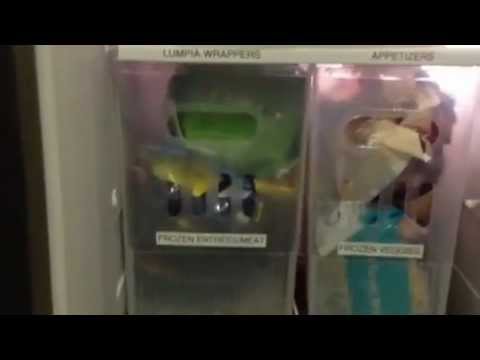 how to organize freezer