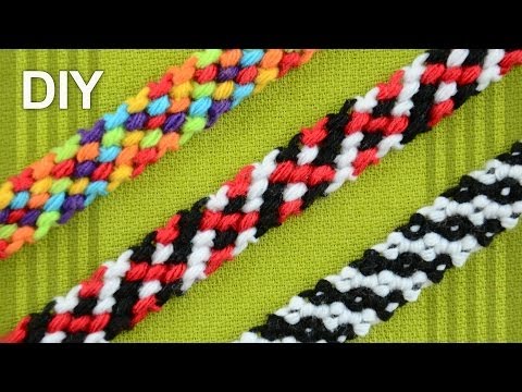 how to easy friendship bracelet patterns