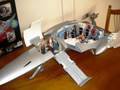 Star Wars Episode 1 Electronic Naboo Royal Starship Blockade Cruiser Playset