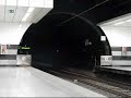B-Wagen Doppeltraktion erreicht den U-Bahnhof \"Ellerstra�e\"