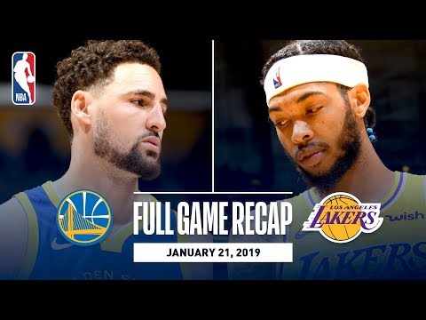 Video: Full Game Recap: Warriors vs Lakers | Klay Hits 10 Straight 3-Pointers