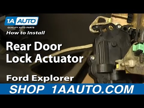 How To Install Rear Door Lock Actuator 2002-05 Ford Explorer Mercury Mountaineer