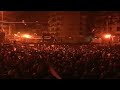 Protesters in Tahrir Square break into song