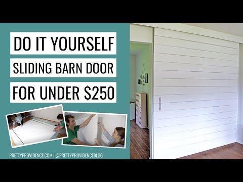 how to sliding barn door