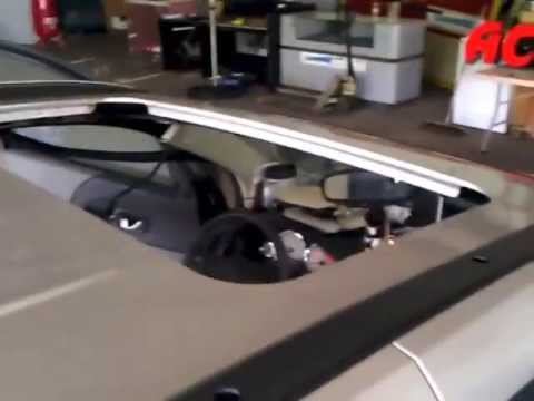 how to fix a leak in a car sunroof