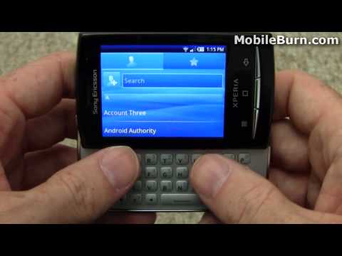 Sony Ericsson Xperia X10 mini and mini pro video tour - part 1 of 2
