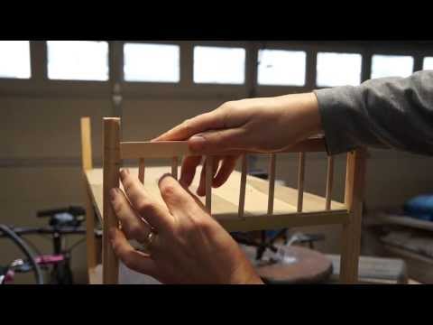 how to make a 18 inch doll bed