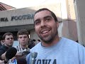 Iowa C Rafael Eubanks talks about Ohio State