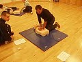 CPR on a baby and adult CPR on a baby and adult