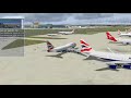 fsx ba49 egll ksea pmdg 747 400 part 1 of 2