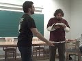 conor and josh do half scripted scene where josh wants to learn to play guitar to get laid, with another part of woza albert script.