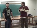 conor and josh do half scripted scene where josh wants to learn to play guitar to get laid, with another part of woza albert script.