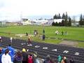 Lindsey Wins 100m Race at Cascade Meet