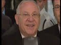 כך נבחר נשיא המדינה שמעון פרס לתפקיד האזרח מספר אחת