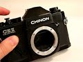 Chinon CE II Memotron mirror lock