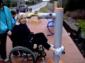 Click here to watch this video Wheelchair Bike Outdoor Exercise Equipment at Hamm Family site