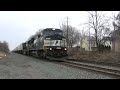 February 14, 2009: Several trains, including a meet, bounce uncontrollably across 11 crossings in down town Lebanon, blowing the horn dozens of times. 213 NS D9-40CW 9638 (K5LA) NS SD60 6602 19G NS SD70M 2622 (K5LA) NS D8-40CW 8324 500 NS D9-40CW 9767 (K5LA) NS D9-40CW 9020 20W NS D8-40CW 8317 (Leslie RS-3L) NS SD60M 6788 11J NS SD60M 6798 (Leslie RS-3L) NS D9-40CW 9377